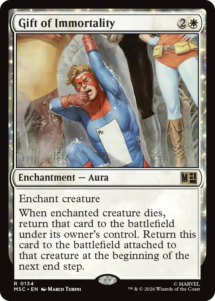 Gift of Immortality (Surge Foil) [Marvel Super Heroes Commander] | Empire Gaming NC