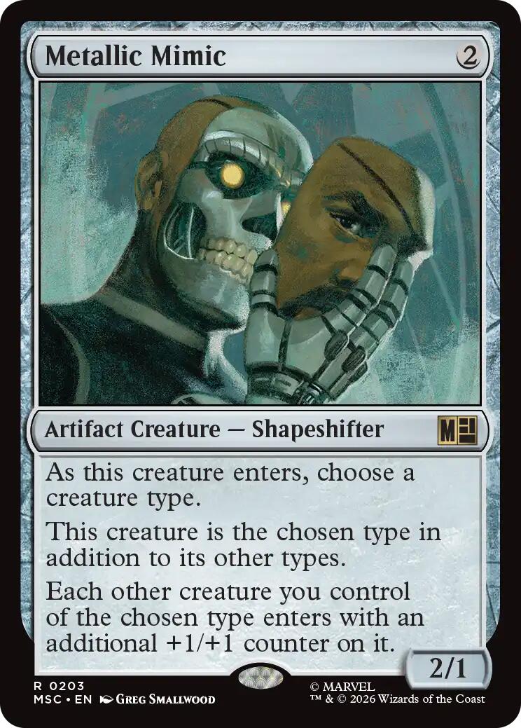 Metallic Mimic (Surge Foil) [Marvel Super Heroes Commander] | Empire Gaming NC