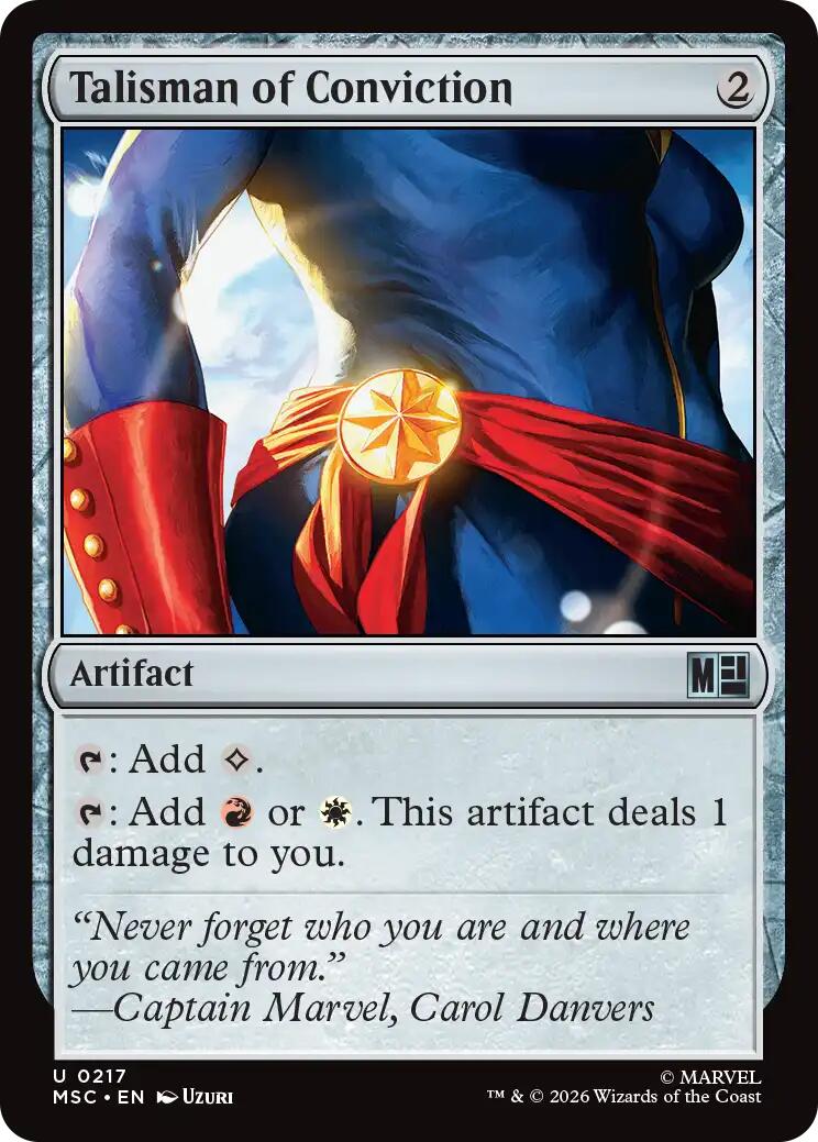 Talisman of Conviction (Surge Foil) [Marvel Super Heroes Commander] | Empire Gaming NC