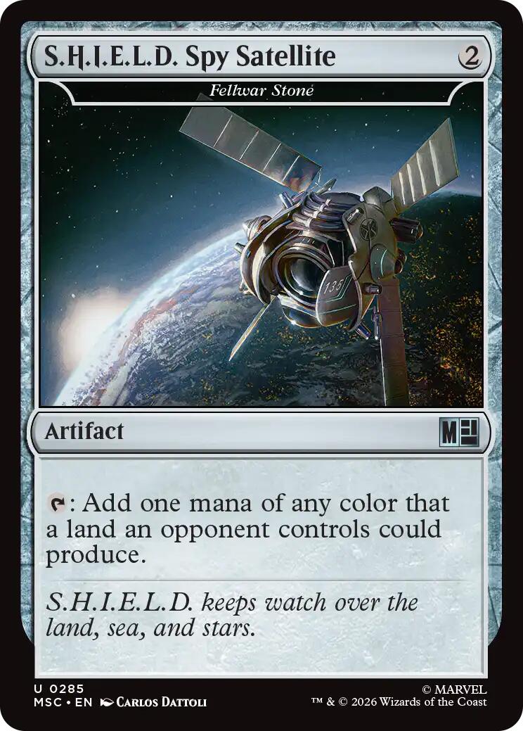 S.H.I.E.L.D. Spy Satellite - Fellwar Stone (Surge Foil) [Marvel Super Heroes Commander] | Empire Gaming NC