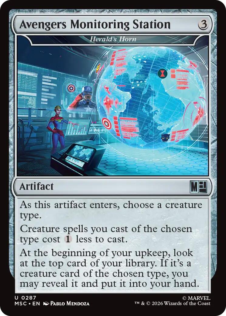Avengers Monitoring Station - Herald's Horn (Surge Foil) [Marvel Super Heroes Commander] | Empire Gaming NC