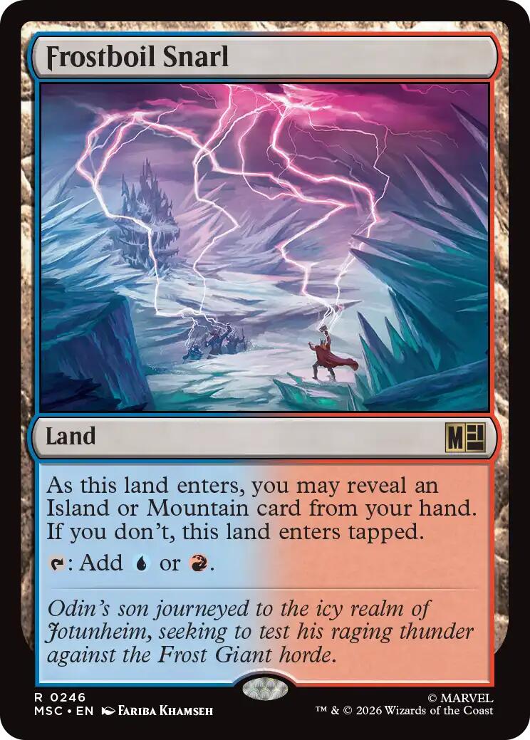 Frostboil Snarl (Surge Foil) [Marvel Super Heroes Commander] | Empire Gaming NC