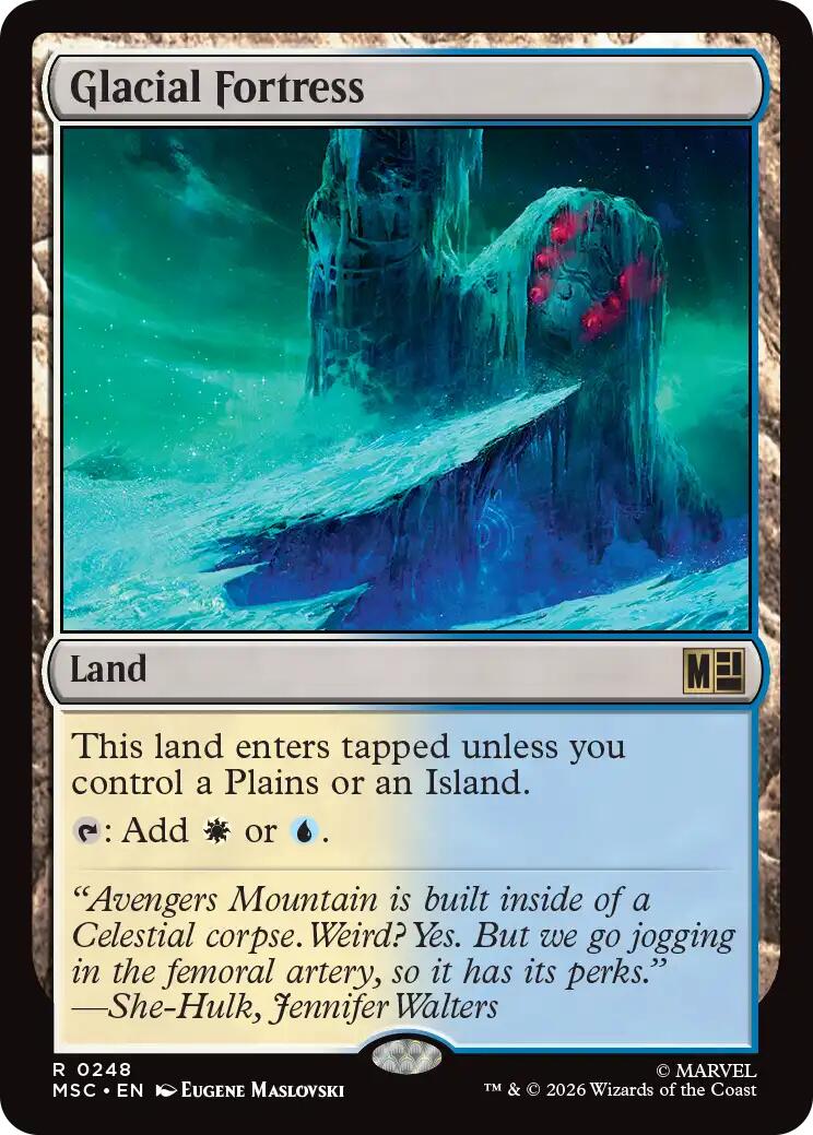 Glacial Fortress (Surge Foil) [Marvel Super Heroes Commander] | Empire Gaming NC