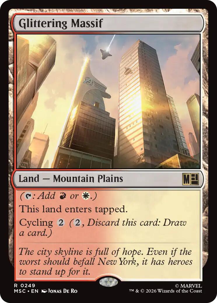 Glittering Massif (Surge Foil) [Marvel Super Heroes Commander] | Empire Gaming NC