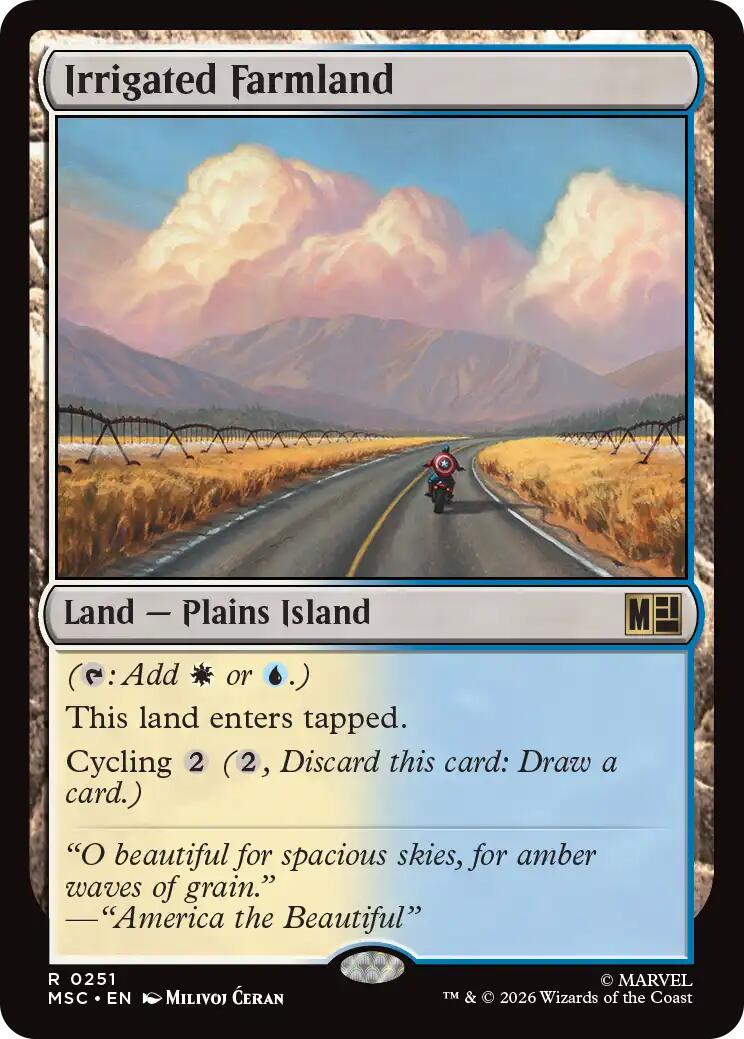Irrigated Farmland (Surge Foil) [Marvel Super Heroes Commander] | Empire Gaming NC