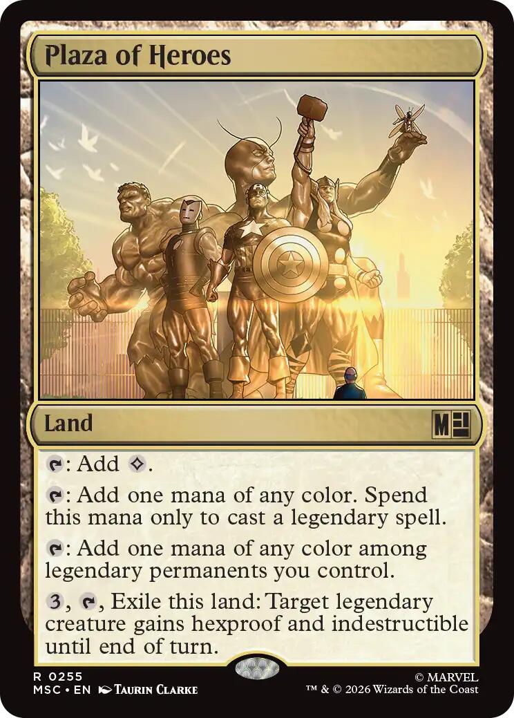 Plaza of Heroes (Surge Foil) [Marvel Super Heroes Commander] | Empire Gaming NC