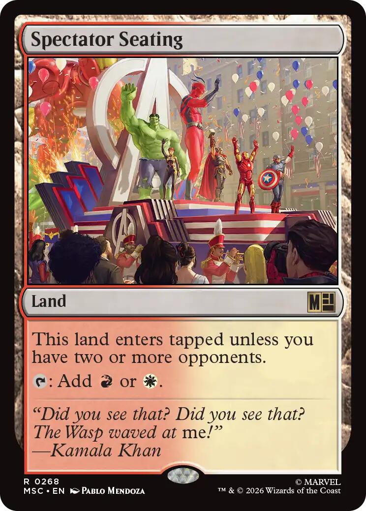 Spectator Seating (Surge Foil) [Marvel Super Heroes Commander] | Empire Gaming NC