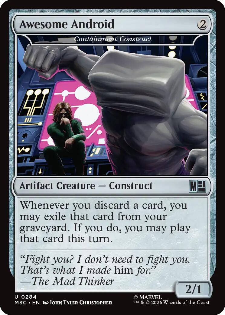 Awesome Android - Containment Construct (Surge Foil) [Marvel Super Heroes Commander] | Empire Gaming NC