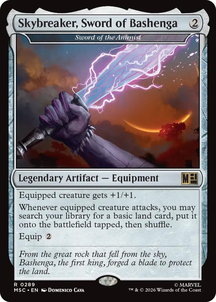 Skybreaker, Sword of Bashenga - Sword of the Animist [Marvel Super Heroes Commander] | Empire Gaming NC