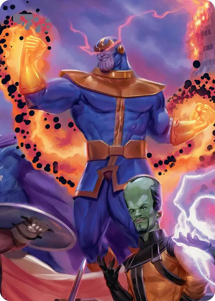 Thanos, Death's Consort Art Card [Marvel Super Heroes Art Series] | Empire Gaming NC