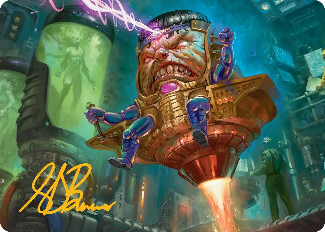 M.O.D.O.K. Art Card (Gold-Stamped Signature) [Marvel Super Heroes Art Series] | Empire Gaming NC
