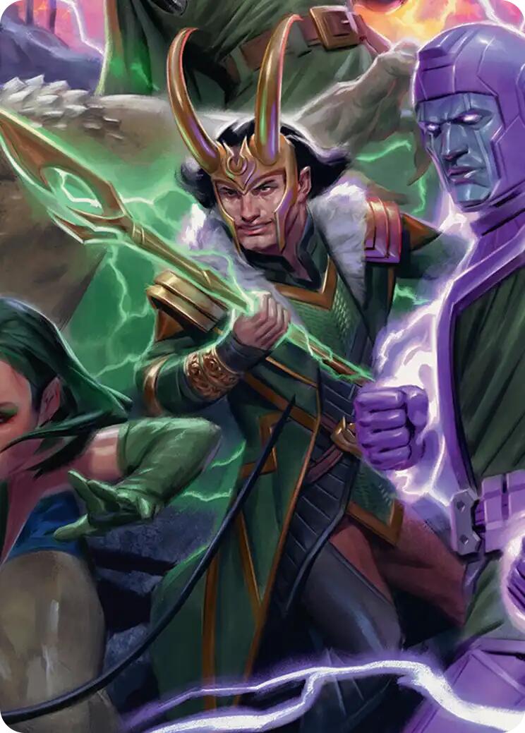 Loki, God of Lies Art Card [Marvel Super Heroes Art Series] | Empire Gaming NC