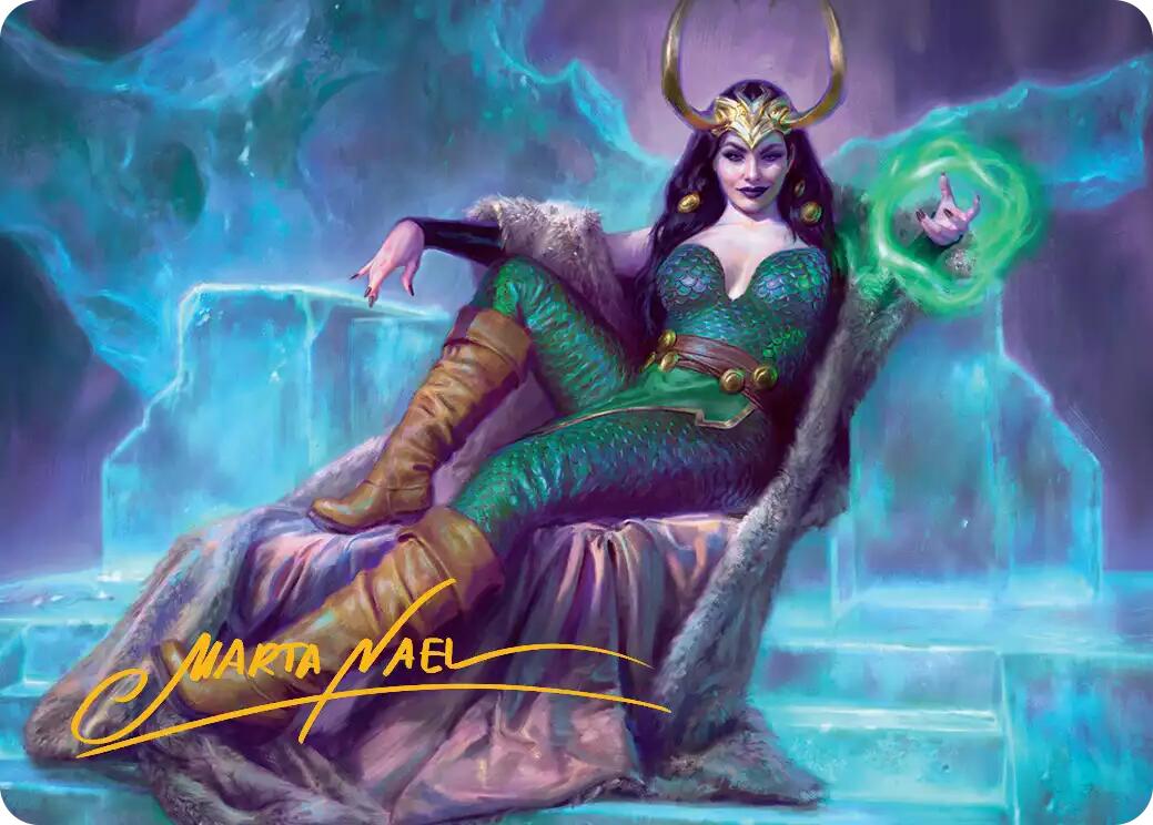 Lady Loki, Agent of Chaos Art Card (Gold-Stamped Signature) [Marvel Super Heroes Art Series] | Empire Gaming NC