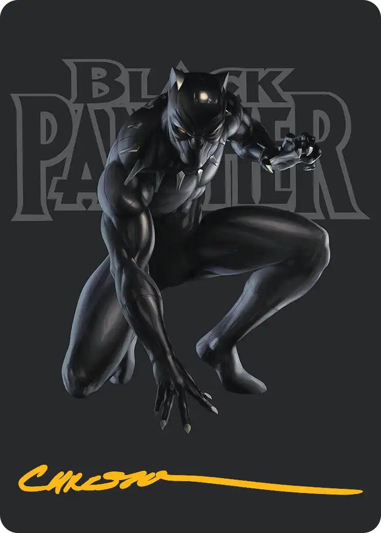 Black Panther, Hope Enduring Art Card (Gold-Stamped Signature) [Marvel Super Heroes Art Series] | Empire Gaming NC
