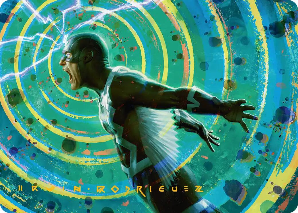 Black Bolt, Inhuman King Art Card (Gold-Stamped Signature) [Marvel Super Heroes Art Series] | Empire Gaming NC