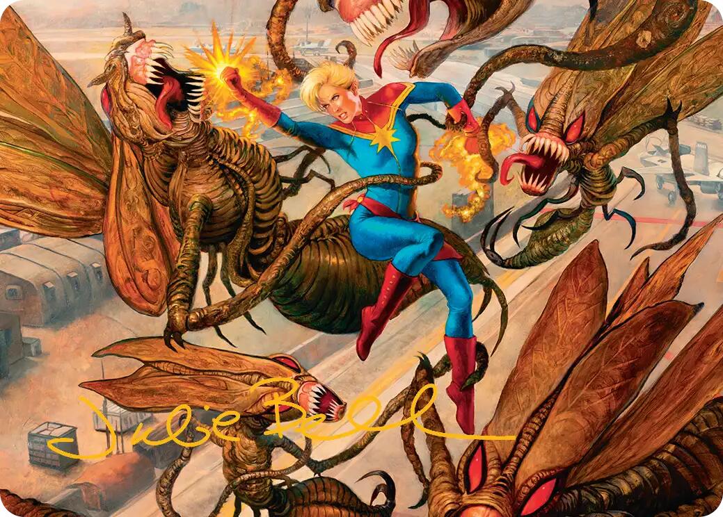 Captain Marvel, Apex Avenger Art Card (Gold-Stamped Signature) [Marvel Super Heroes Art Series] | Empire Gaming NC