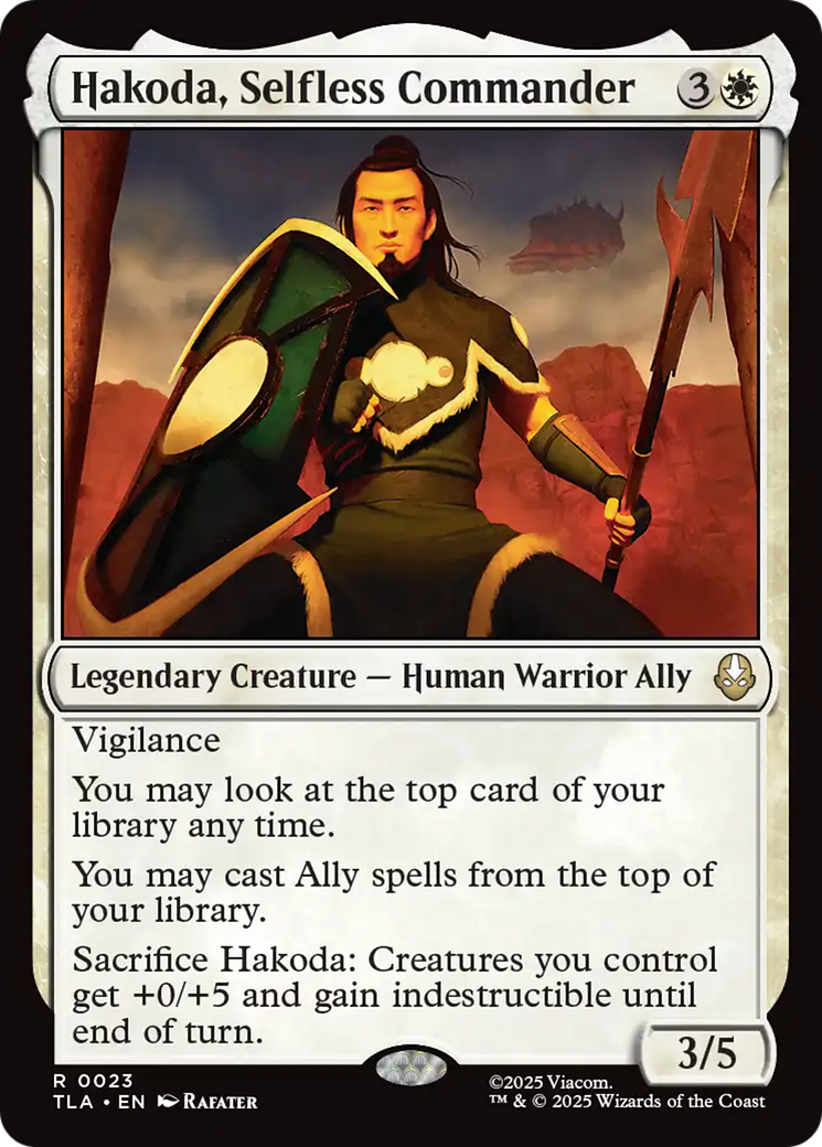 Hakoda, Selfless Commander [Avatar: The Last Airbender] | Empire Gaming NC