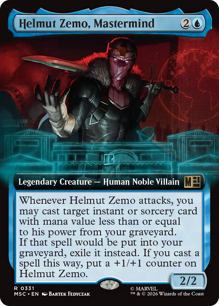 Helmut Zemo, Mastermind (Extended Art) [Marvel Super Heroes Commander] | Empire Gaming NC