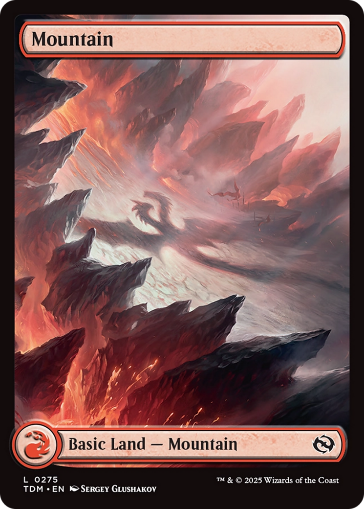 Mountain (0275) [Tarkir: Dragonstorm] | Empire Gaming NC