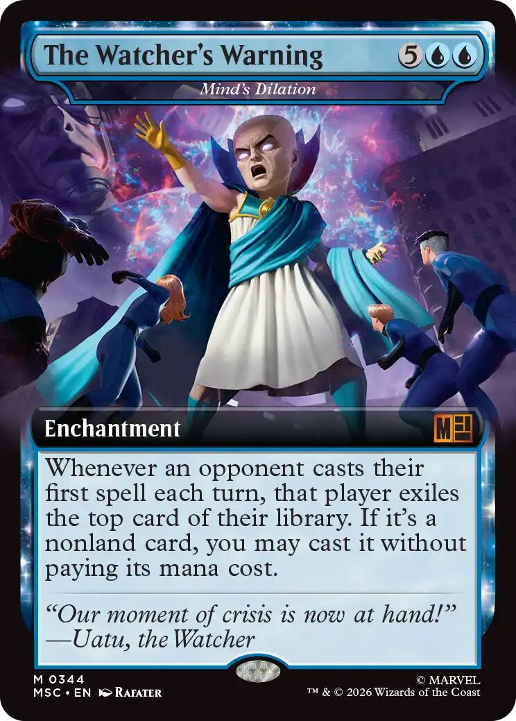 The Watcher's Warning - Mind's Dilation (Extended Art) [Marvel Super Heroes Commander] | Empire Gaming NC