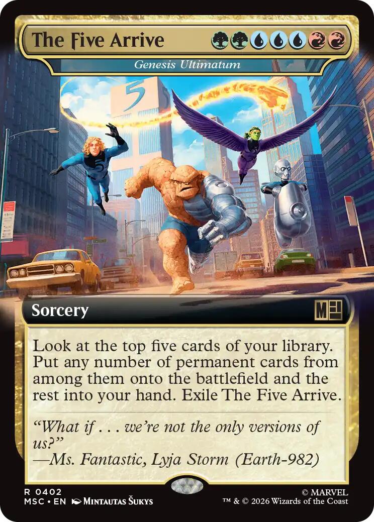 The Five Arrive - Genesis Ultimatum (Extended Art) [Marvel Super Heroes Commander] | Empire Gaming NC
