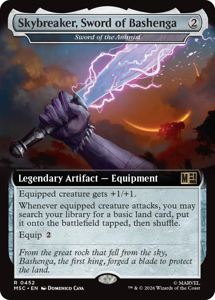 Skybreaker, Sword of Bashenga - Sword of the Animist (Extended Art) [Marvel Super Heroes Commander] | Empire Gaming NC