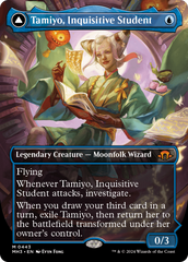 Tamiyo, Inquisitive Student // Tamiyo, Seasoned Scholar (Borderless) [Modern Horizons 3] | Empire Gaming NC