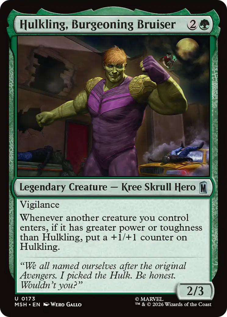 Hulkling, Burgeoning Bruiser [Marvel Super Heroes] | Empire Gaming NC