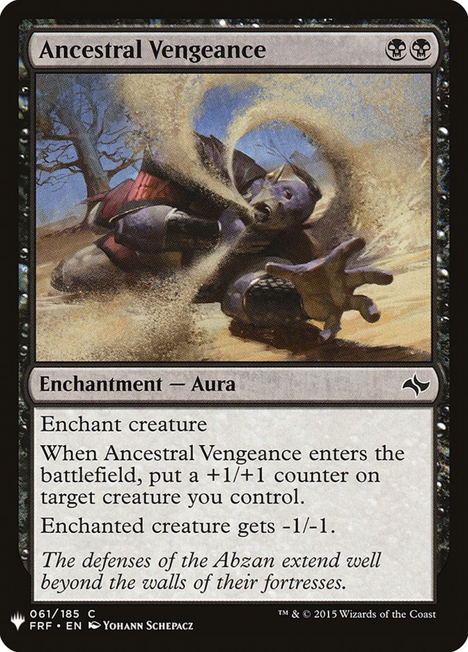 Ancestral Vengeance [Mystery Booster] | Empire Gaming NC