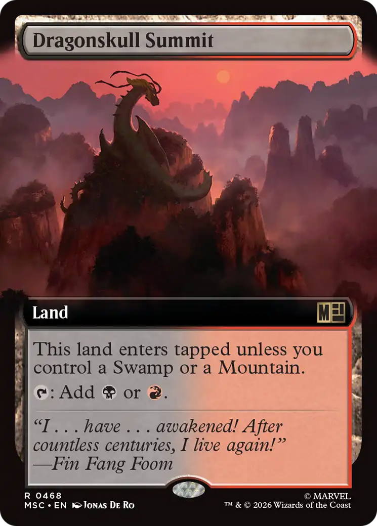 Dragonskull Summit (Extended Art) [Marvel Super Heroes Commander] | Empire Gaming NC
