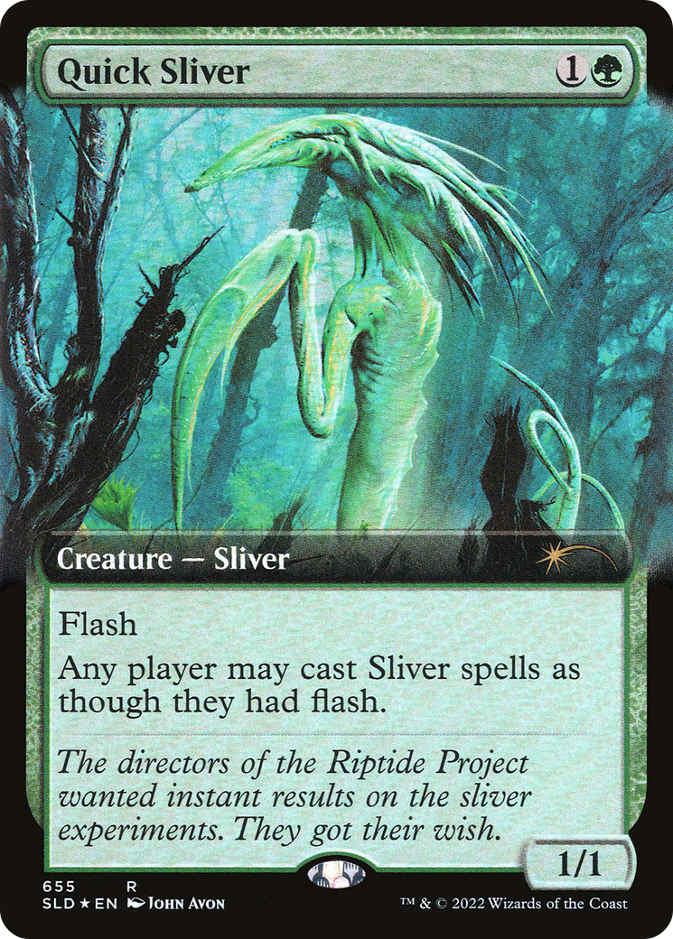 Quick Sliver (Extended Art) [Secret Lair Drop Promos] | Empire Gaming NC