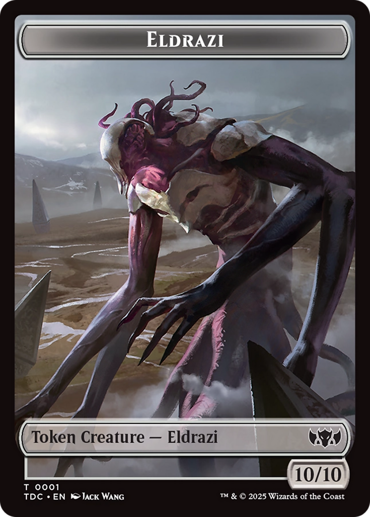 Eldrazi // Citizen Double-Sided Token [Tarkir: Dragonstorm Commander Tokens] | Empire Gaming NC