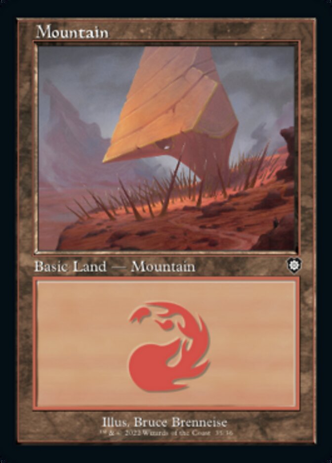 Mountain (035) (Retro) [The Brothers' War Commander] | Empire Gaming NC