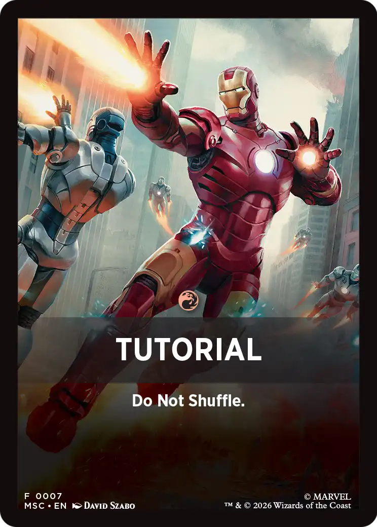 Tutorial Theme Card (0007) [Marvel Super Heroes Commander] | Empire Gaming NC