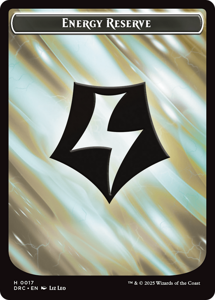 Energy Reserve // Energy Reserve Double-Sided Token [Aetherdrift Tokens] | Empire Gaming NC