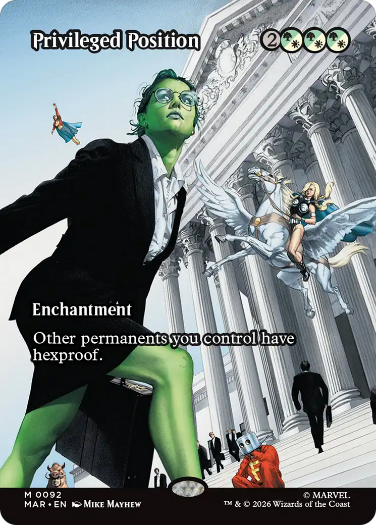 Privileged Position (Borderless) [Marvel Universe: Eternal-Legal] | Empire Gaming NC