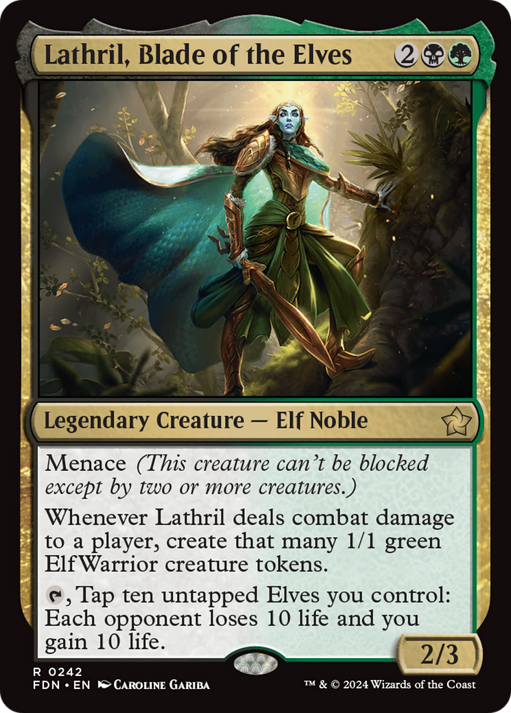 Lathril, Blade of the Elves [Foundations] | Empire Gaming NC