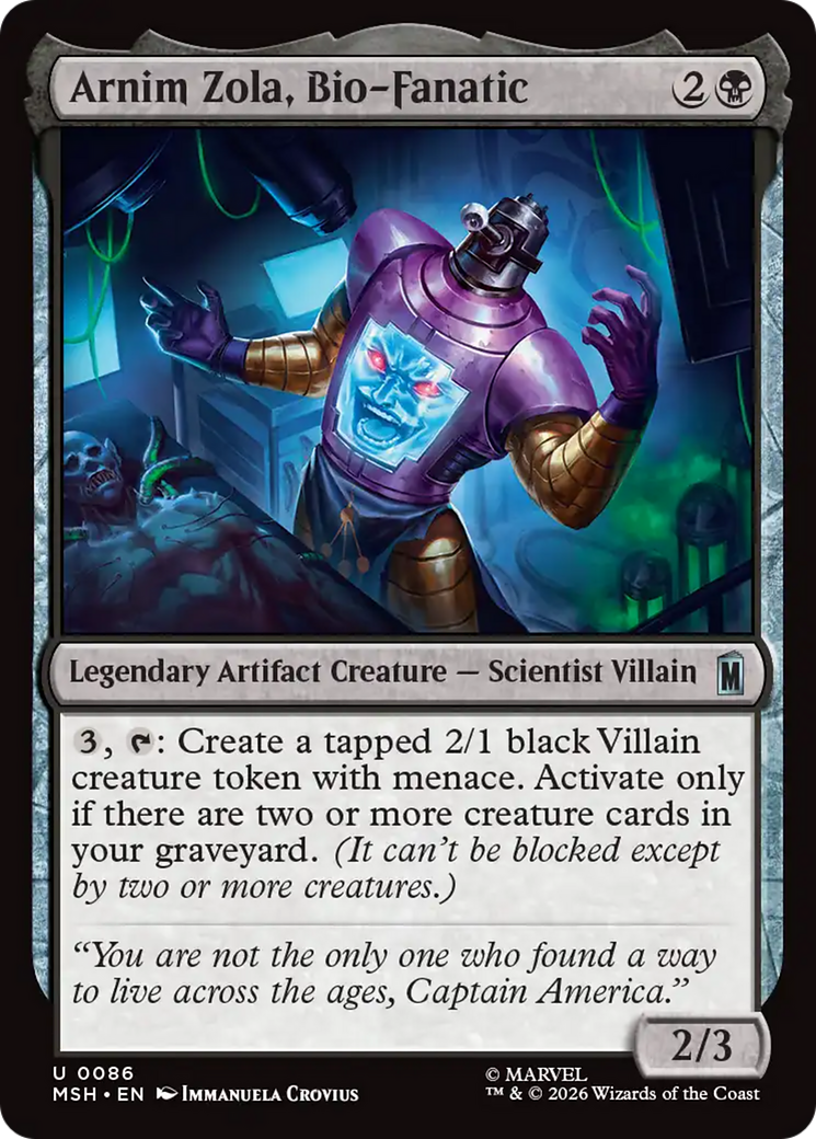 Arnim Zola, Bio-Fanatic [Marvel Super Heroes] | Empire Gaming NC