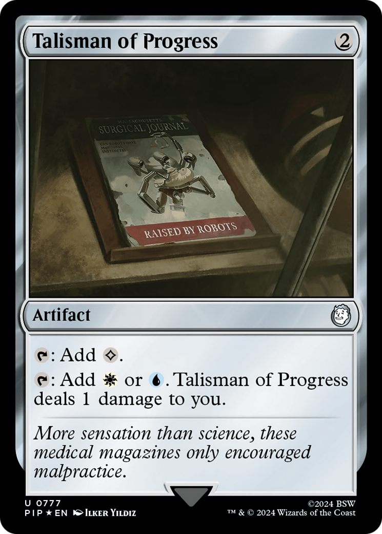 Talisman of Progress (Surge Foil) [Fallout] | Empire Gaming NC