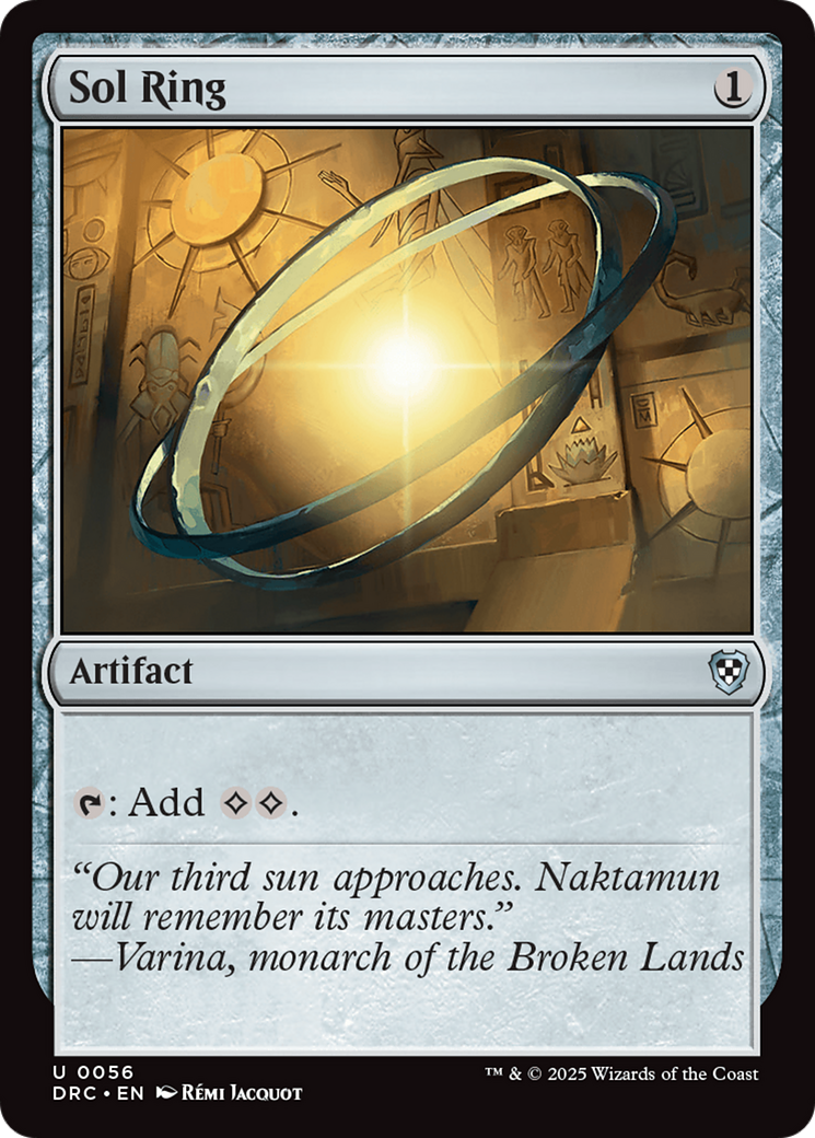 Sol Ring (0056) [Aetherdrift Commander] | Empire Gaming NC