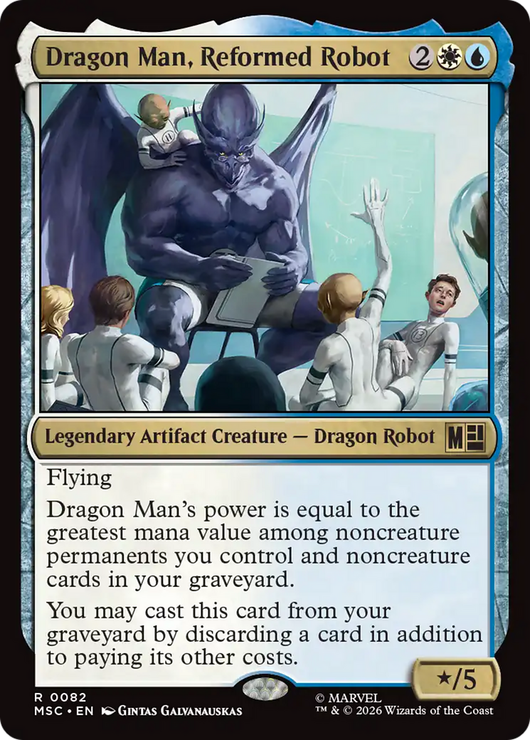 Dragon Man, Reformed Robot (Surge Foil) [Marvel Super Heroes Commander] | Empire Gaming NC