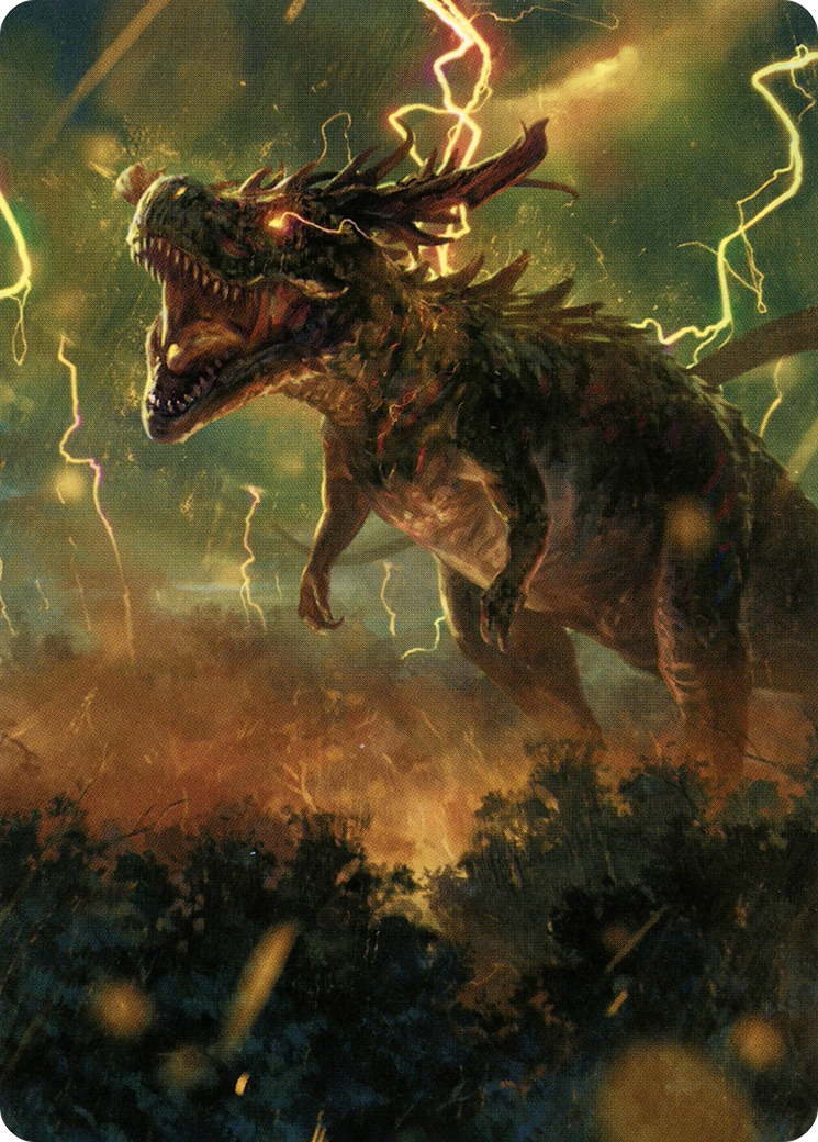 Thrasta, Tempest's Roar Art Card (42) [Modern Horizons 2 Art Series] | Empire Gaming NC