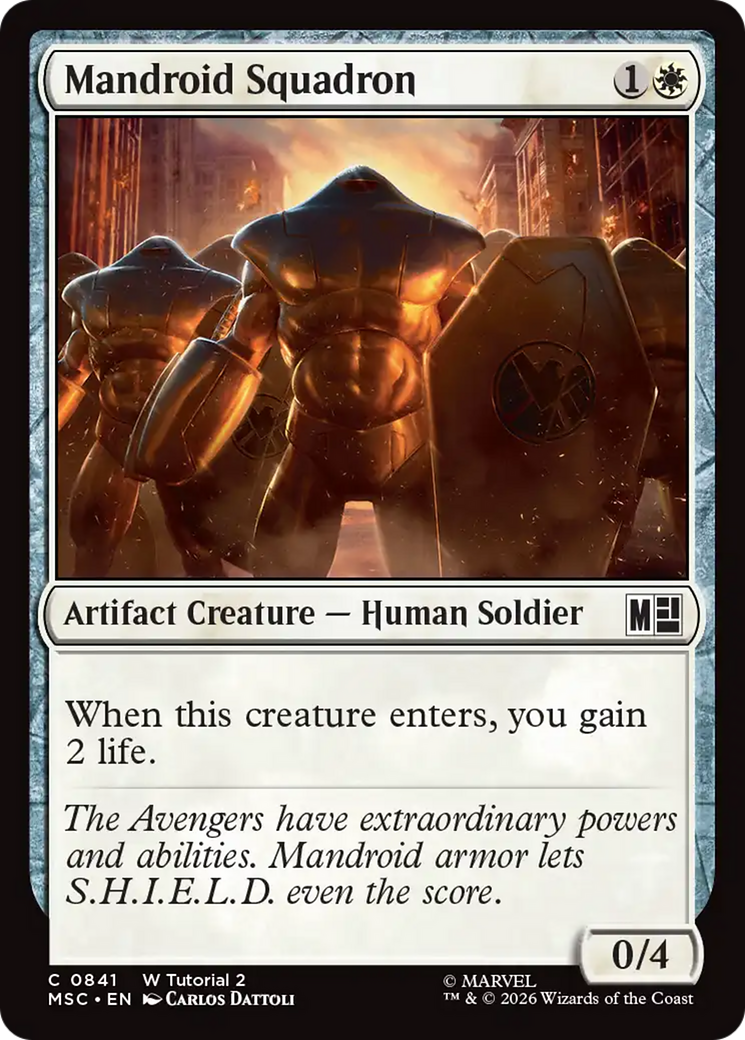 Mandroid Squadron (0841) [Marvel Super Heroes Commander] | Empire Gaming NC