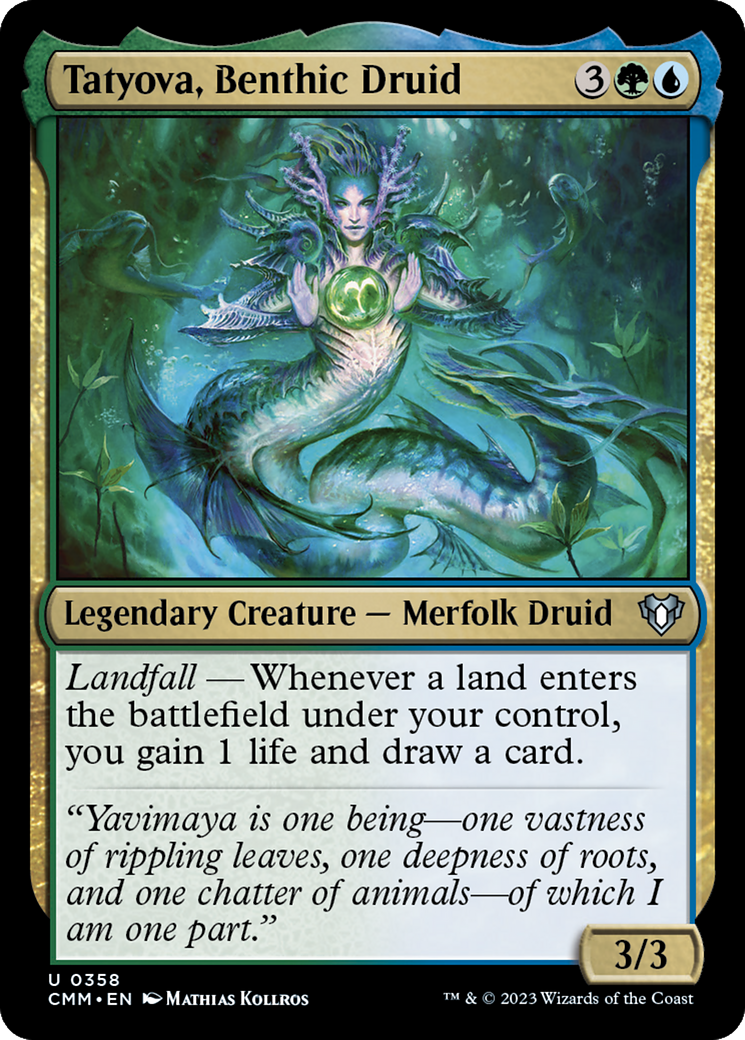 Tatyova, Benthic Druid [Commander Masters] | Empire Gaming NC