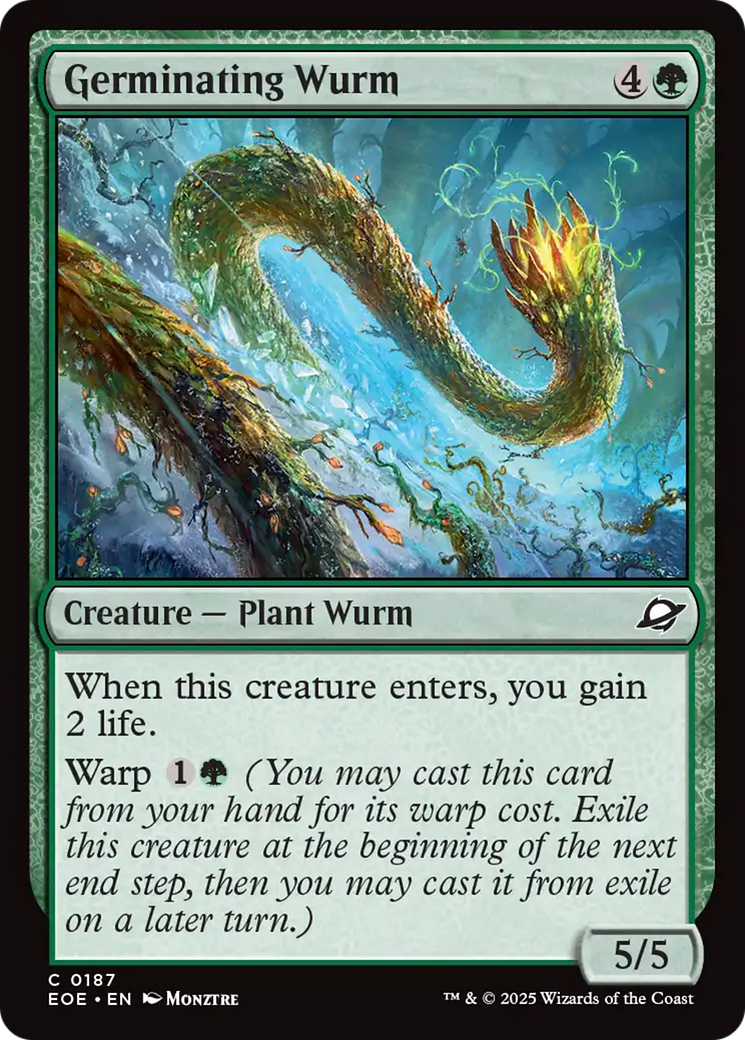 Germinating Wurm [Edge of Eternities] | Empire Gaming NC