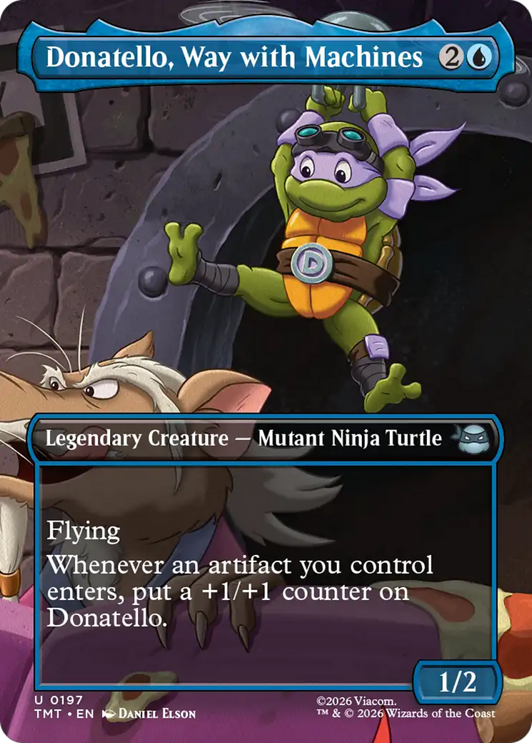 Donatello, Way with Machines (Borderless) [Teenage Mutant Ninja Turtles] | Empire Gaming NC