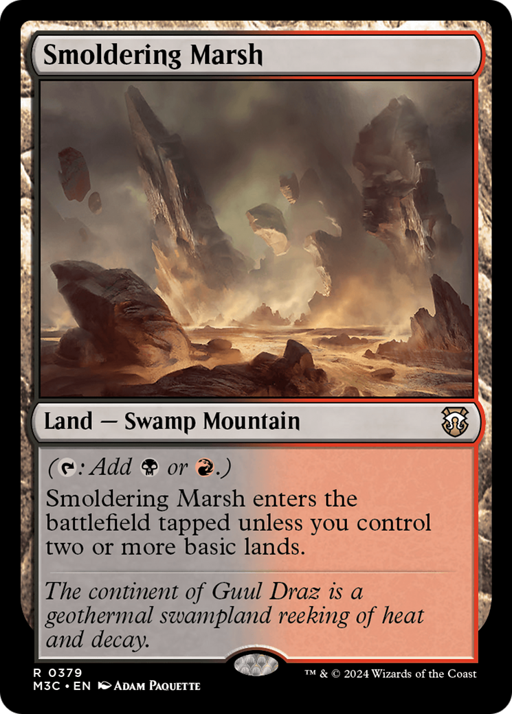 Smoldering Marsh [Modern Horizons 3 Commander] | Empire Gaming NC