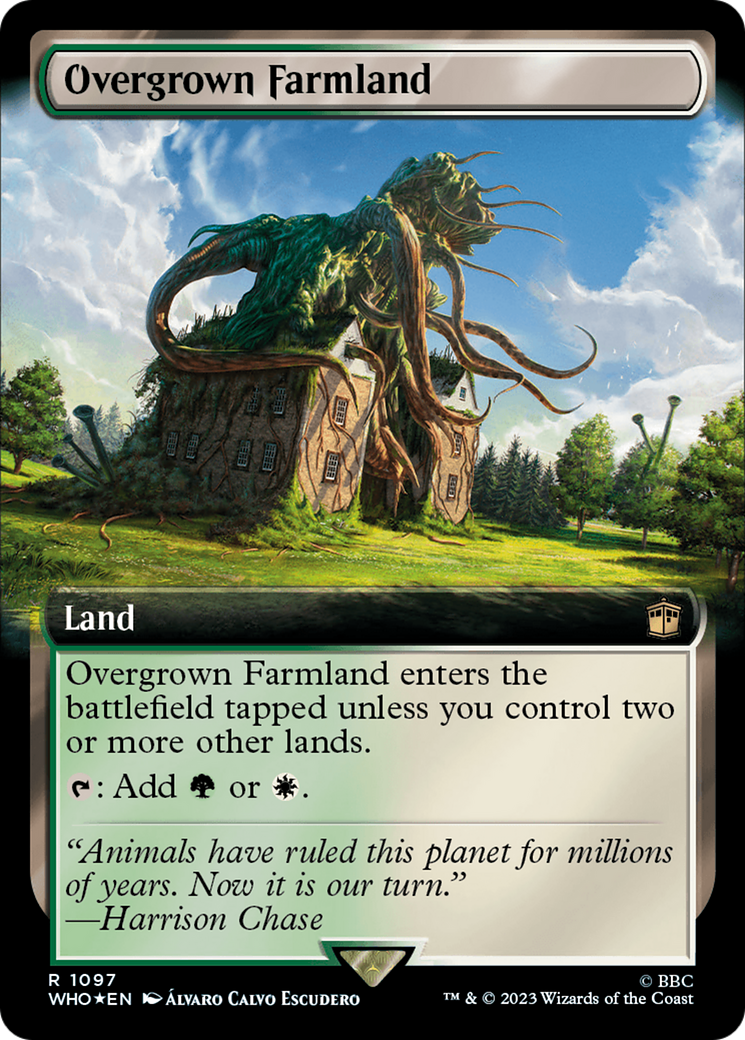 Overgrown Farmland (Extended Art) (Surge Foil) [Doctor Who] | Empire Gaming NC