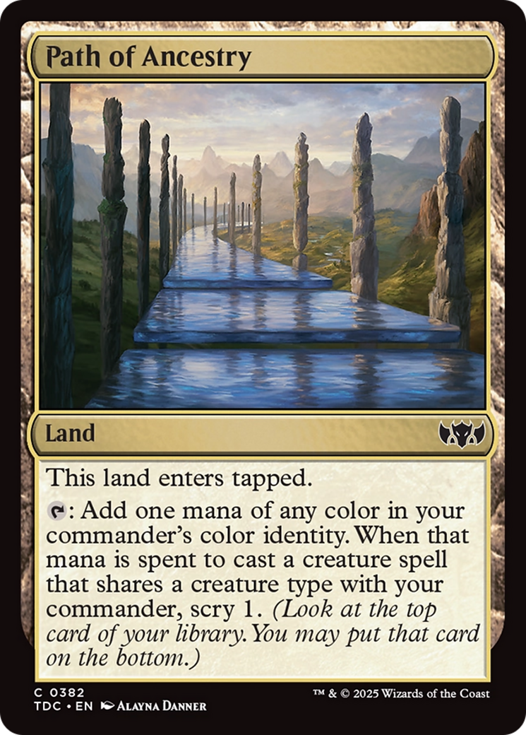 Path of Ancestry [Tarkir: Dragonstorm Commander] | Empire Gaming NC