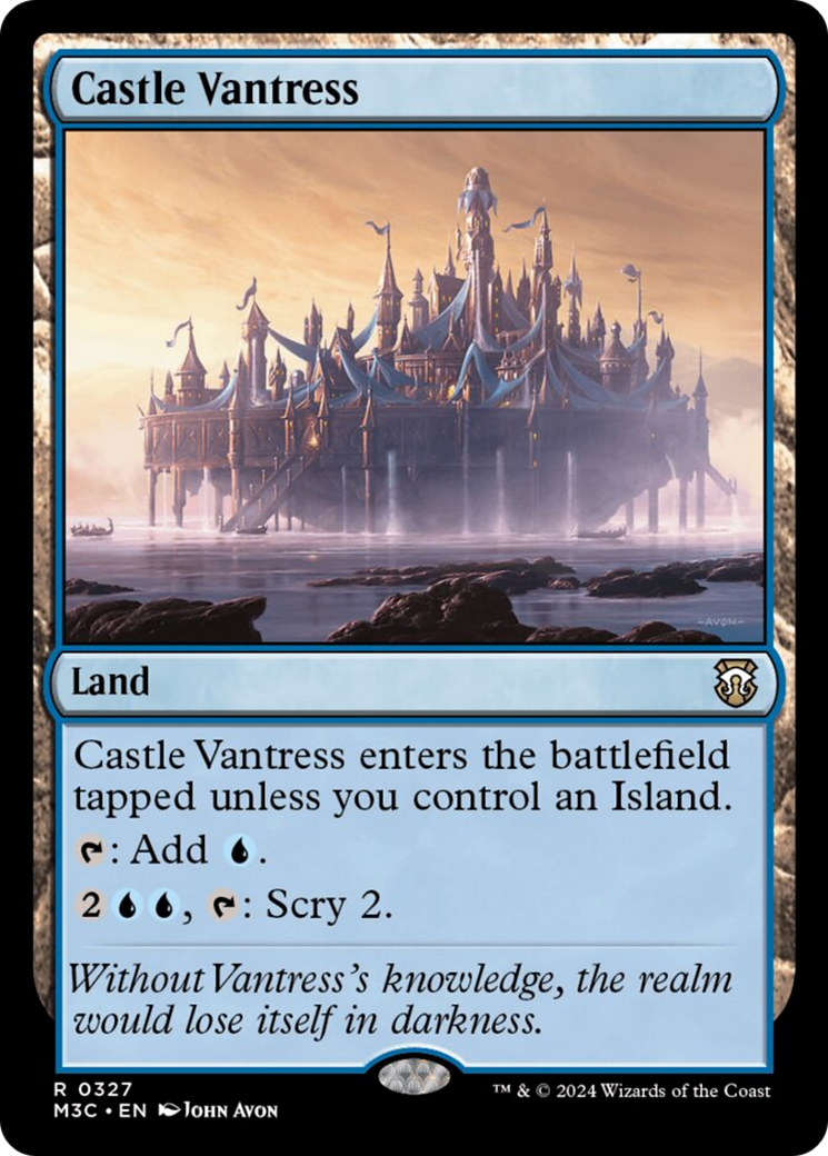 Castle Vantress (Ripple Foil) [Modern Horizons 3 Commander] | Empire Gaming NC